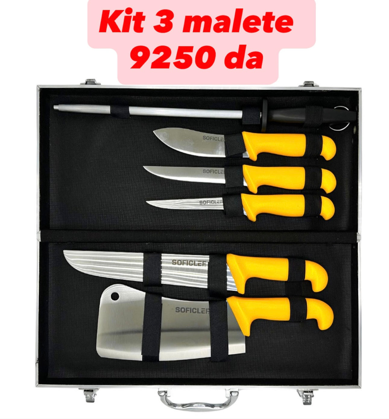kit couteau soficlef 🔪🔪⭐️طقم سكاكين