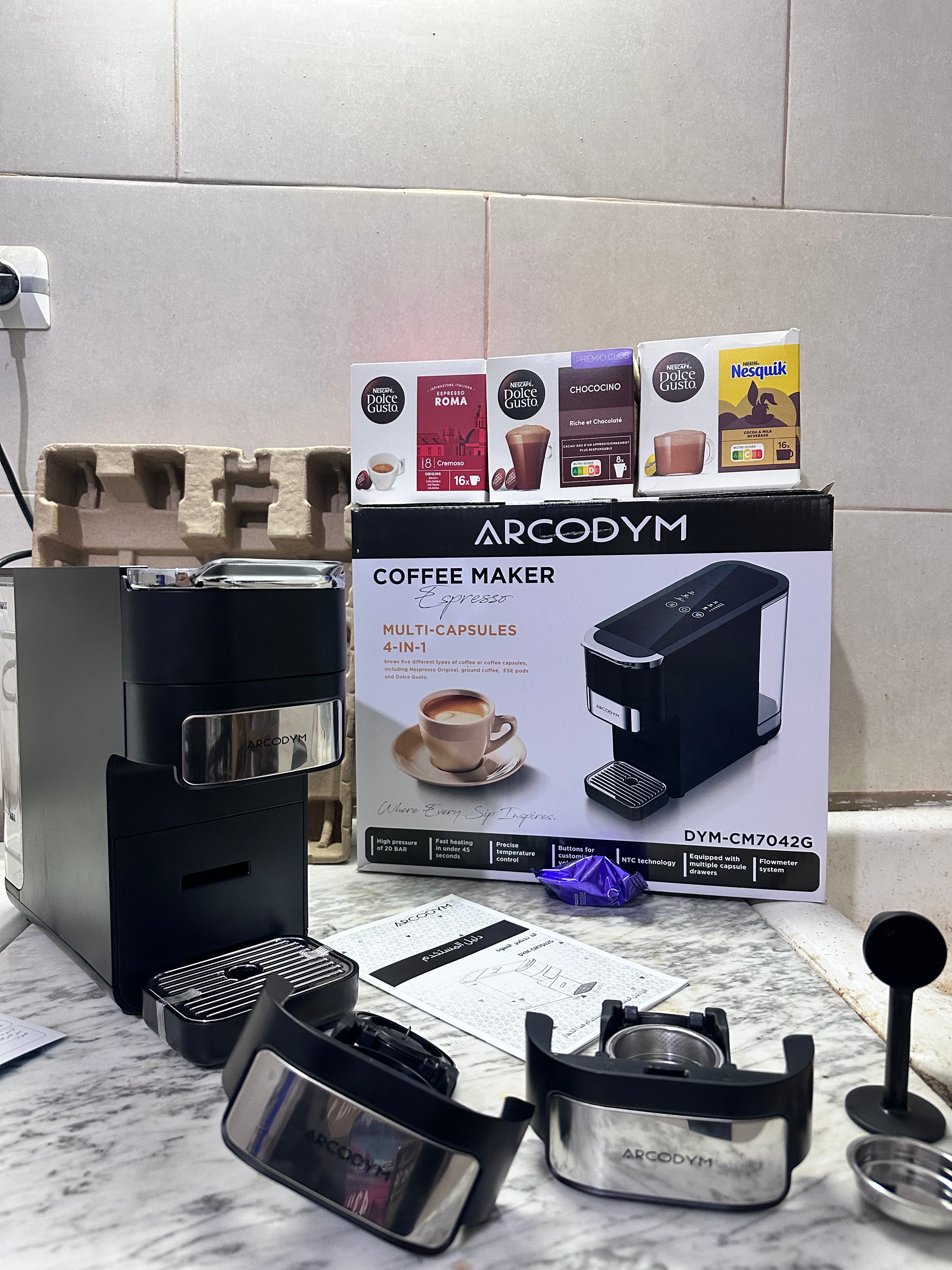 Machine a cafe ARCODYM capsule 4 in 1 ☕️☕️