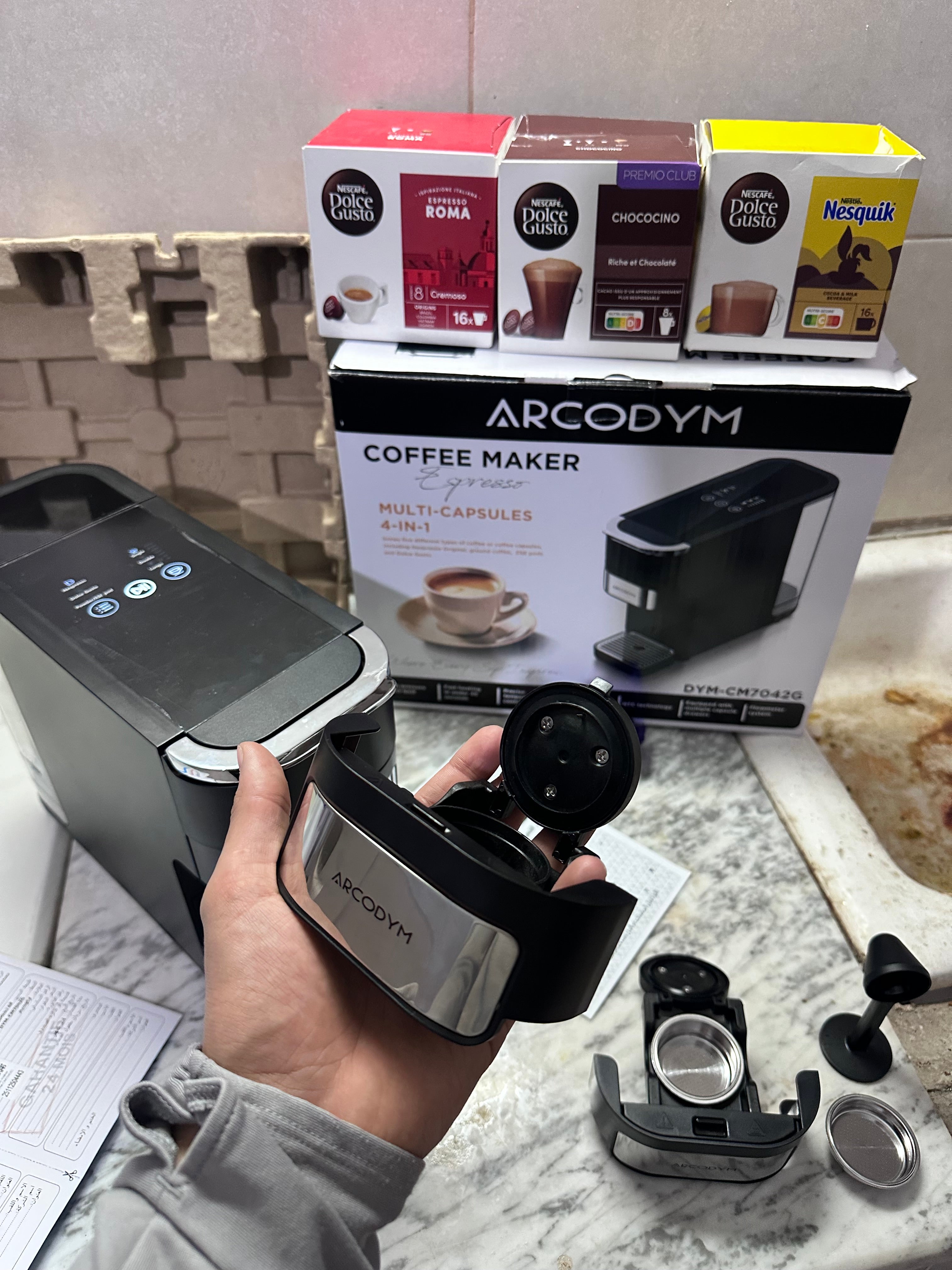 Machine a cafe ARCODYM capsule 4 in 1 ☕️☕️
