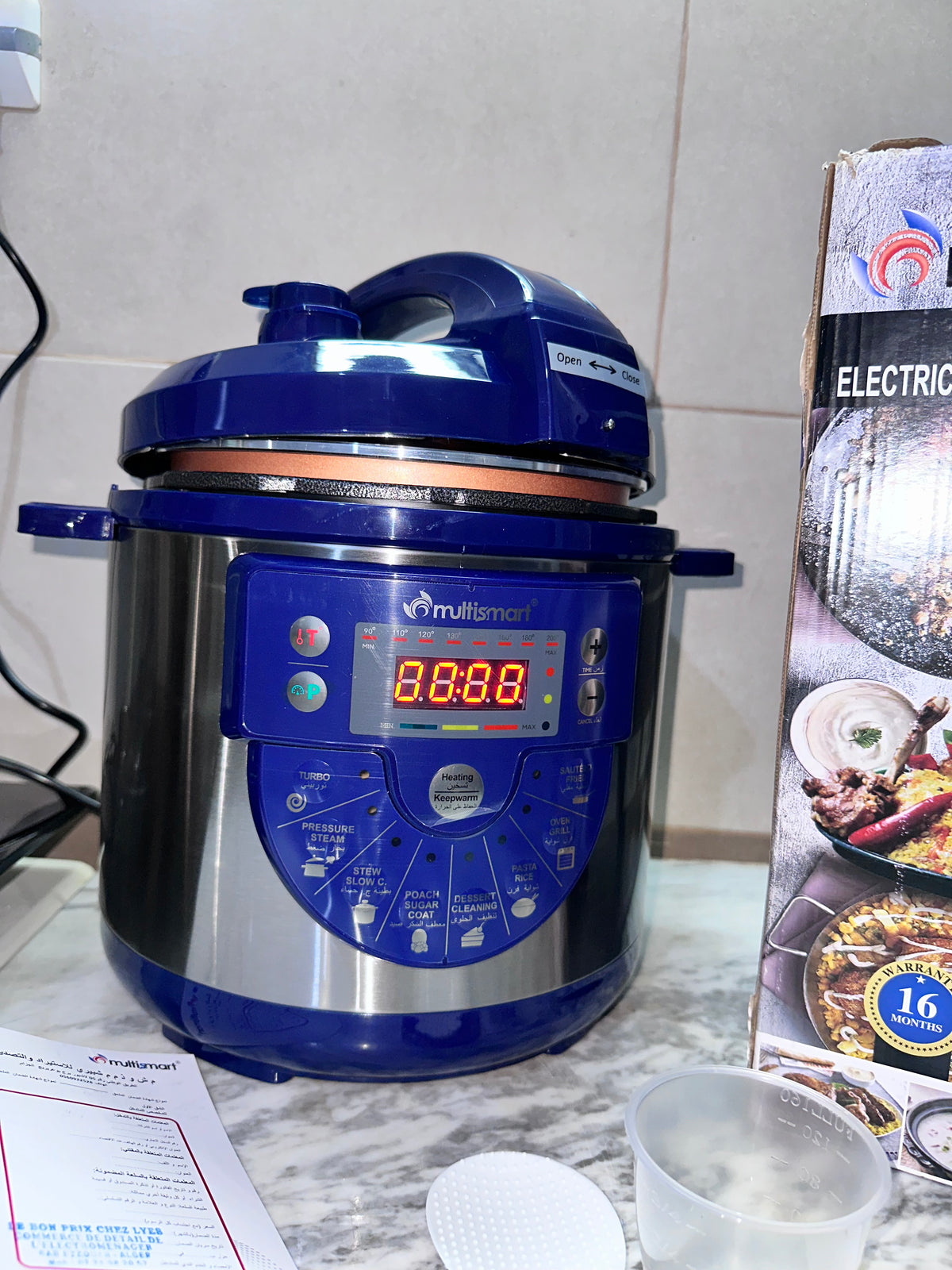 Cocotte electric multi smart 6 L 1000 w 🔥⚡️⚡️