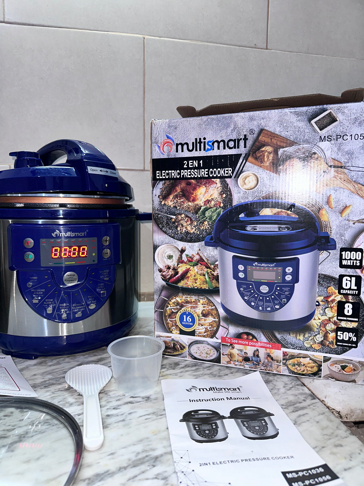Cocotte electric multi smart 6 L 1000 w 🔥⚡️⚡️