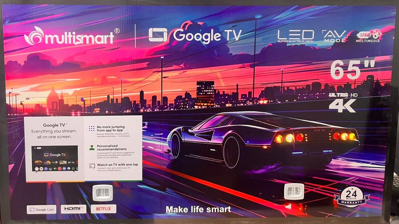 Television multi smart 50 pouces jusqu’a 65 pouces